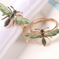 thumbnail image 5 of 12Pcs Dragonfly Napkin Buckle Napkin Ring Drip Diamond Buckle, 5 of 5