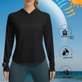 thumbnail image 2 of Women's UPF 50+ Sun Shirts, Long Sleeve UV Protection Rash Guard Swim Shirt Quick Dry Lightweight SPF Tops Moisture Wicking for Hiking Running Fishing, 2 of 4
