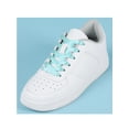 thumbnail image 2 of INSPIRE CHIC Unisex Solid Color Flat 0.4'' Wide Ribbon Shoelaces 2 Pairs 80cm/31.5" Light Blue, 2 of 6