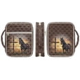 thumbnail image 2 of Yuyamidu Horse Bible Case Cross Bible Cover for Women Brown Quilted Bible Bag Portable Scripture Study Carrying Book Cover Church Bag with Bookmarks Index Tabs, 2 of 8
