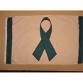 thumbnail image 1 of Nylon Glo Ruban Drapeau Sarcelle 3 x 5 Pi., 1 of 1