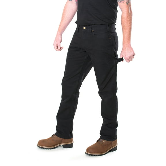 Insulated Gear Men's Carpenter Style Fleece Lined Canvas Utility Work Pants