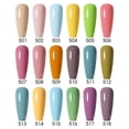 thumbnail image 5 of Clou Beaute-esmalte de uñas de Gel sólido, 15ml, blanco lechoso, Color verde neón, barniz de Gel para remojar, esmalte de uñas semipermanente, 5 of 5