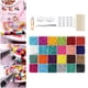thumbnail image 5 of Kit de cuentas de vidrio para hacer joyas, juego de cuentas de vidrio para hacer pulseras, bricolaje, 3000 piezas 4 mm, 5 of 9
