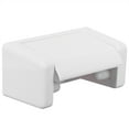thumbnail image 4 of Soporte de papel higiénico montado en la pared, soporte para rollo de papel higiénico, estante para baño, color blanco, 4 of 14