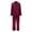 Red, variant on JIAYUE Women's Pajamas Soft Striped Long Sleeve Button Down Turndown Collar Tops With Comfortable Pants Sleepwear Outfits For Home Relaxation Loose And Nightwear