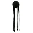 thumbnail image 2 of Fiudx Peluca de Encaje Trenzado, Peluca Sintética de Fibra de Alta Temperatura, Postizo Trenzado Antienredos, Peinado de Mujer de Fácil Instalación, Ideal para Cosplay de Rubio y Negro, Diseño de Dob, 2 of 7