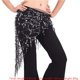 thumbnail image 4 of Minnieouse Bufanda de cadera para danza del vientre, accesorios de decoración, cinturones, , danza del vientre, cintura, traje de baile, cintura Cinturones Negro Plata, 4 of 6