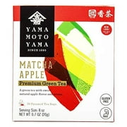 Yamamotoyama Matcha Apple Pyramid Green Tea Bag, 10 ct.