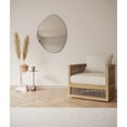 thumbnail image 4 of Glass Warehouse Starla 28 in. x 36 in. Pebble Mirror Black, 4 of 5