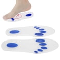 thumbnail image 1 of Shock Absorption Silicone Insole For Running Shoes, Elastic Shoe Pad, Comfortable Walking, Massage Feet, Balance Force, 1 of 8
