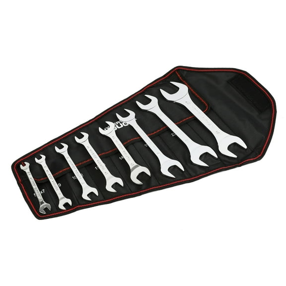 Hyper Tough 8-Piece Thin Wrench Set, Metric with Soft Storage Case