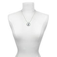 thumbnail image 3 of Delight Jewelry Silvertone Blue Running Shoe Silvertone Grandmother Ring Charm Necklace, 18", 3 of 4