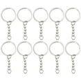 thumbnail image 1 of 10Pcs Metal Blank Key Rings Split Key Holder Rings DIY Key Chain Accessories, 1 of 6