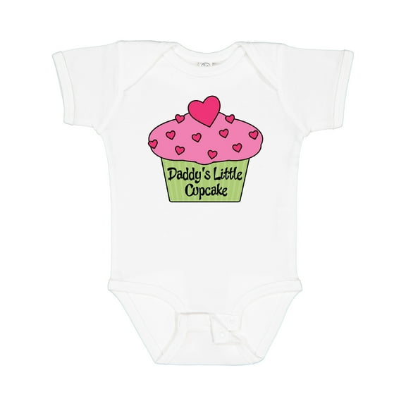 Inktastic Daddys Little Cupcake Cute Girls Girls Baby Bodysuit