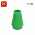 thumbnail image 1 of 454Pcs/Lot 59900 4589 1x1 Cone Building Block Moc Parts Compatible with Circular Brick DIY Children Toy Assembly Gift Box 47.Medium Green about 454pcs, 1 of 6