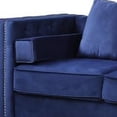 thumbnail image 4 of Sofa with Chesterfield Style and Button Tufting, Blue, 4 of 5