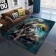 thumbnail image 1 of Alfombra de hogar con estampado de lobo de ensueño para sala de estar, silla de noche, alfombra Simple moderna para oficina60 cm por 90 cm60 cm por 90 cm zhangmengya unisex, 1 of 2