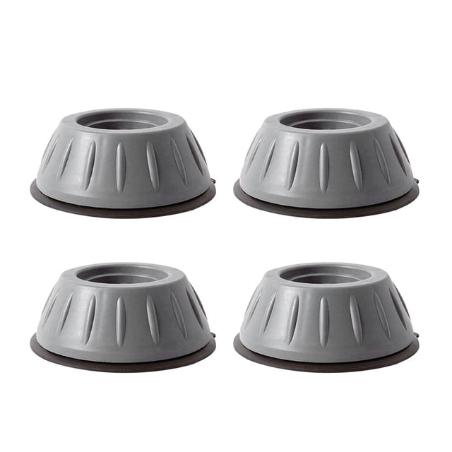 PCS Vibration Pads for Washing Machine Rubber Foot Pad -proof Noise Reduction Washer Bottom Support Slip Mats for Refrigerator Table Furniture