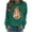 Army Green, variant on Cute Coffee Ghost Halloween Sweatshirt Women Pumpkin Graphic Crew Neck Long Sleeve Pullover Oversized Fleece Lined Fall Top for Spooky Season and Cozy Lounge Wear