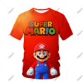 thumbnail image 1 of Anime japonés 2023 Super Mario 3d Casual deportes camiseta niños impreso moda manga corta camisa juego de rol Hip Hop Shir150 heqiyong CONDUJO, 1 of 2