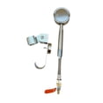 thumbnail image 1 of DimyFew Truck Driver Shower Head Outdoor Bracket Handheld Portable Stainless Steel Rubber Rinse On Off Switch Suitable for Camping Outdoor Cleaning Truck Drivers Travel No Hose, 1 of 8