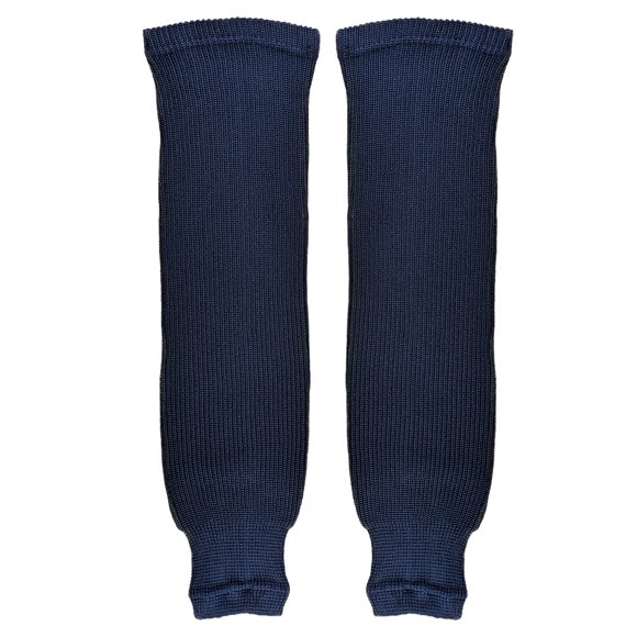 Pear Sox Pro Weight Solid Color Hockey Socks (Navy, Intermediate)