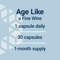 thumbnail image 6 of Life Extension Resveratrol Elite, trans-resveratrol, healthy aging, cardiovascular health, brain health, oxidative stress, gluten-free, non-GMO, vegetarian, 30 capsules, 6 of 11