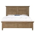 thumbnail image 2 of Dark Brown Queen Bed By - Composed Of Pine, Asian Hardwood Solids, Pine Veneers, Engineered Woods Uniting Rustic And Elegant With Substantial Molding, Beveled Sections Wood, Tapered Legs Distressed, 2 of 4