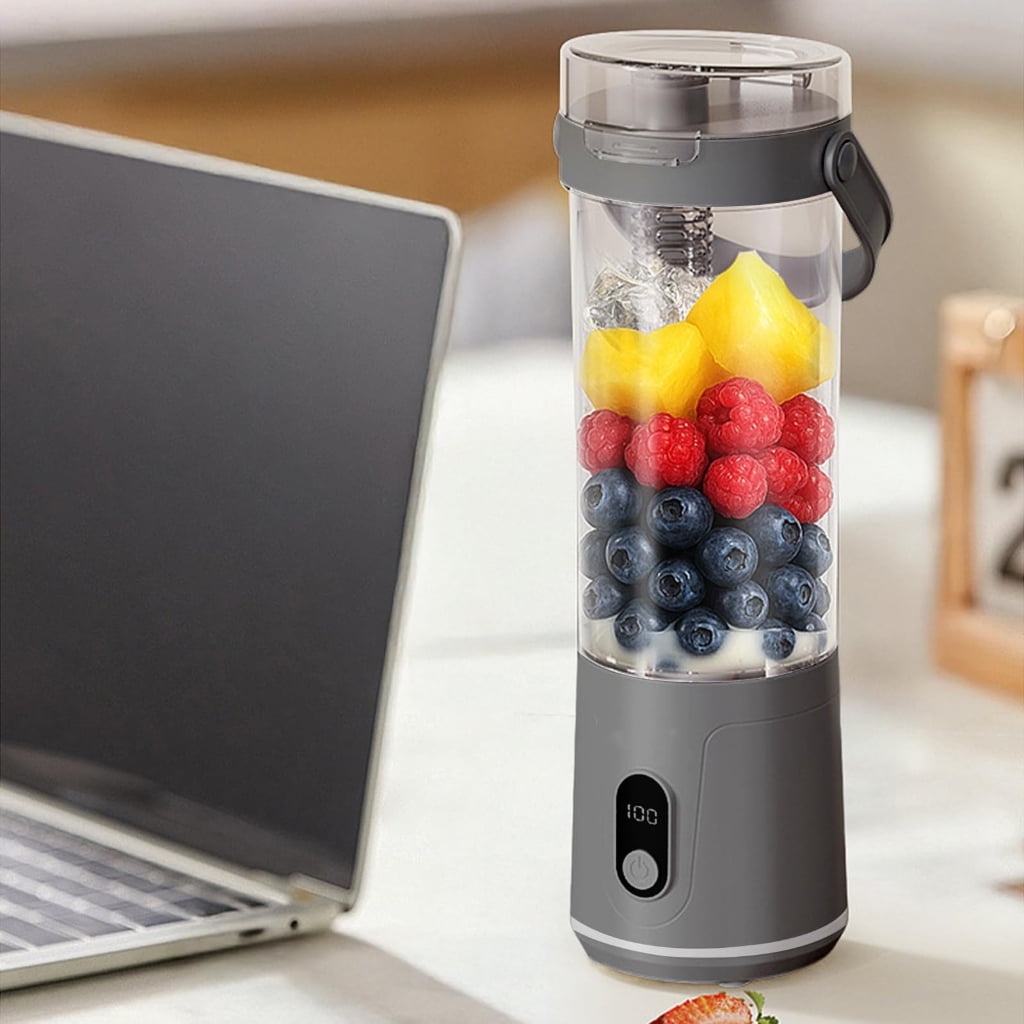 50W Portable Electric Blending Machine Rechargeable Cordless Juicer Powerful Juicer Cup 600ml For Smoothie Food Mixing