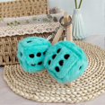 thumbnail image 5 of Dice Plush Toy With Key Ring Fluffy Colorful Dot Dice Plushies Ornament Pp Cotton Stuffed Dice Pendant Handbag Decor Creative Gift Kaesi, 5 of 5
