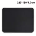 thumbnail image 1 of Alfombrilla de ratón para juegos de 22 x 18 cm, alfombrilla de escritorio antideslizante, ideal para PC, portátil, oficina en casa y alfombrilla de ratón de oficina, color negro Ormromra 2034200, 1 of 9