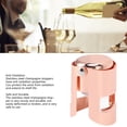 thumbnail image 4 of Tapones de Champán para Ahorro de Vino 5 Unidades Tapón Sellador de Champán Tapón de Botella de Acero Inoxidable Sellador para Vino Espumoso Sellador Profesional de ANGGREK  Otros, 4 of 8