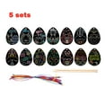 thumbnail image 2 of Fiudx Kit de Manualidades para Rascar de Pascua: 14 Hojas con Formas, 14 Cintas de Colores, 2 Lápices de Madera, 1 Pincel Suave. Manualidades Divertidas para Mejorar La Motricidad Fina, Ideal Como Re, 2 of 7