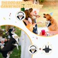 thumbnail image 4 of Disfraz de perro, cómodo esmoquin para perros grandes, juego de pajarita desmontable para perros para beagle, rottweiler, pointer alemán de pelo corto, 4 of 4