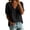 Black-short sleeve tops, variant on Womens Tops V Neck Cotton Linen Shirts Lace Eyelet Blouses Peplum Loose Fit Casual Tunic Tshirt