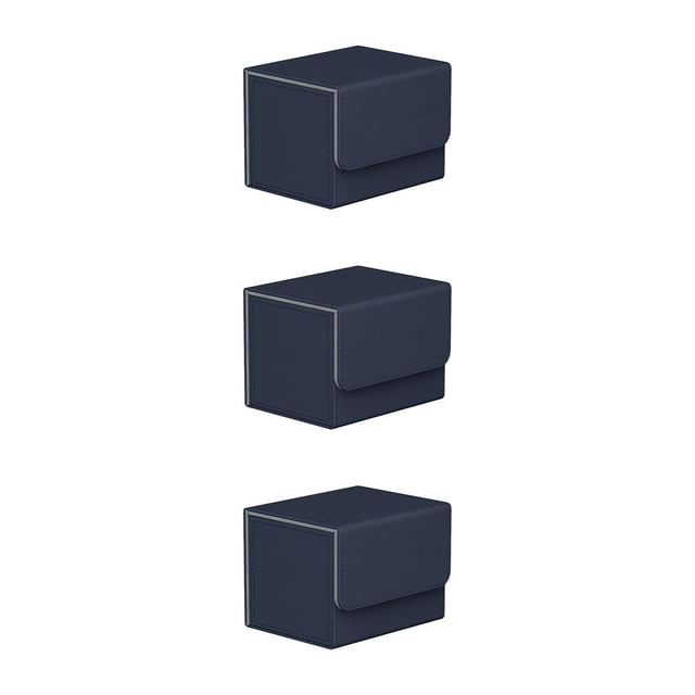 Vogacara Caja de almacenamiento para tarjetas comerciales, organizador portátil de PU, estuches para tarjetas coleccionables para juegos, contenedor de Type4 NO4 Vogacara CBP255207