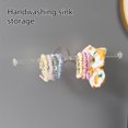 thumbnail image 4 of Headband Holder Hairband Rack | Transparent Hooks Organizer Wall Mount | GPPS Adhesive Jewelry Storage | Home Accessories Display | Modern Style | 28.8x4x1.9cm | 1 Piece, 4 of 9
