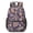 Paisley and Damask Black Pattern, variant on Paisley and Floral Black Pattern 17" Waterproof Oxford School Backpacks for Teens, S-Shape Padded Straps, for School, Travel, Hiking, Camping