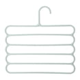 thumbnail image 2 of Sentmoon Clothes Drying Rack Multi-Functional 5-Layer Pants Hangers Non-Slip Multi-Layer Trouser Rack Multi-Functional Wardrobe 5-Layer Hanging Pants Hanger Scarf Rack Silk Scarf Tie Hanger, 2 of 2
