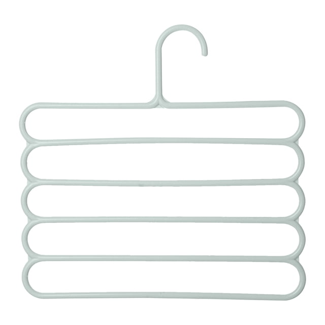Yrmaups Cintres pour Pantalons à 5 Couches pour Garde-Robe, Support Antidérapant à Plusieurs Couches pour Pantalons, Organisateur de Garde-Robe Réutilisable pour Pantalons, Cravates, Foulards, Chemises