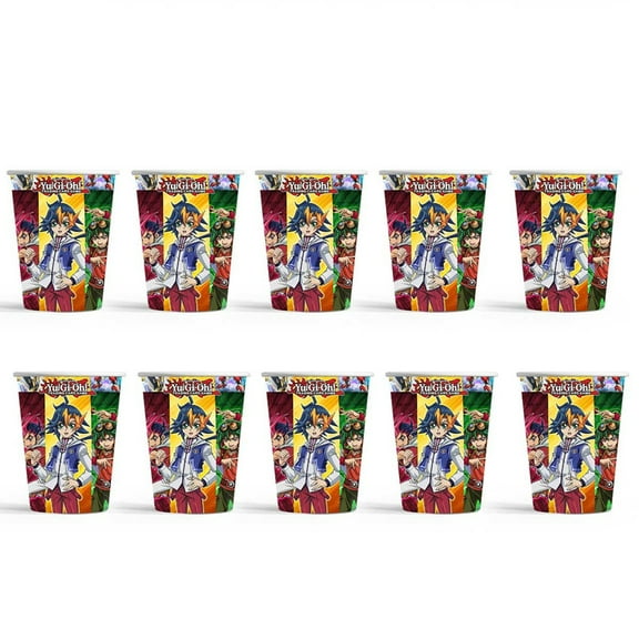 Yugioh Drinking Cups Party Supplies Cups Birthday Tableware Disposable Paper Mouthwash