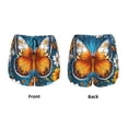 thumbnail image 3 of Xecao Spring Butterfly Flowers for Double-layer Running Short for Women, Perfect for Gym, Tennis, and More, Featuring a Convenient Pocket-XX-Large, 3 of 7