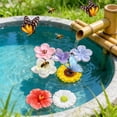 thumbnail image 6 of Floating Resin Flower Bee Waterer, Miniature Landscape Decor, 1 Pack Decorative Figurine, 6 of 9