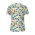 thumbnail image 5 of Wukai Fathers day Print Men's Short-Sleeved Mesh T-Shirt,Quick-Dry Short Sleeve Workout T-Shirt-Large, 5 of 8