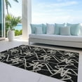 thumbnail image 6 of Addison Rugs Chantille Indoor/Outdoor Transitional Geometric Black Washable Rectangle Rug, 9' x 12', 6 of 6