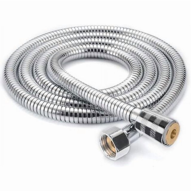 y 2m Shower Hose, Universal Flexible Extendable Shower Head Stainless Steel Hose Explosion-Proof, Anti-Twist and Anti-Corrosion, Double Loop Encryption