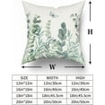 thumbnail image 2 of Spring Eucalyptus LeavesThrow Pillow Covers 20X20 Inches Set of 2 Sage Green Leaf Butterfly Decorative Pillow Cases Summer Floral Pillow Covers Farmhouse Home Decor for Sofa Couch Bed Living Room, 2 of 6