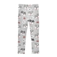 thumbnail image 4 of joogoo Girls' Leggings Cute Dogs Yoga Pants 7-8T, 4 of 8