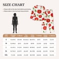 thumbnail image 4 of Balery Fresh Red Tomato Conjunto de Pijama con Estampado para Mujer, Conjunto de Dos Piezas con Manga Larga, Ropa de Dormir Suave con Bolsillos, Pijamas Cómodos-X-Large, 4 of 7